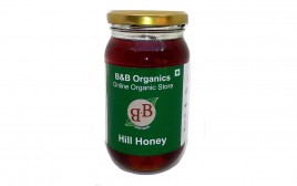 B&B Organics Hill Honey   Glass Jar  1 kilogram